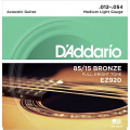 D`ADDARIO EZ920 Струны для акустической гитары 12-54