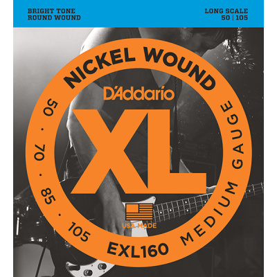 D`ADDARIO EXL160 XL Струны для 4-струнной бас-гитары 50-105