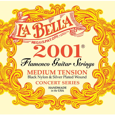LA BELLA 2001FM FLAMENCO MEDIUM Струны для классической гитары