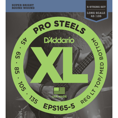 D`ADDARIO EPS165-5 Струны для 5-струнной бас-гитары 45-135