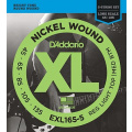 D`ADDARIO EXL165-5 XL Струны для 5-струнной бас-гитары 45-135