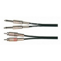 SOUNDKING BB302-3M Кабель 2x6.3мм - 2xRCA,  3м