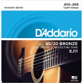 D`ADDARIO EJ11 Струны для акустической гитары 12-53