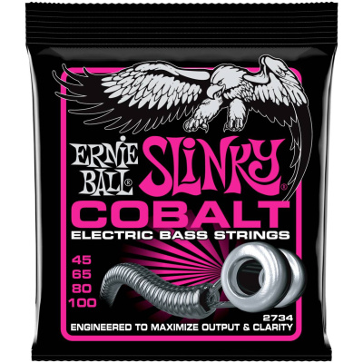ERNIE BALL 2734 Струны для 4-струнной бас-гитары 45-105