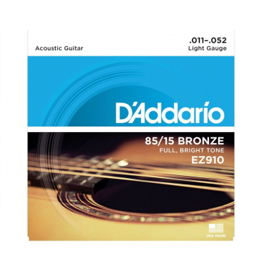 D`ADDARIO EZ910 Струны для акустической гитары 11-52