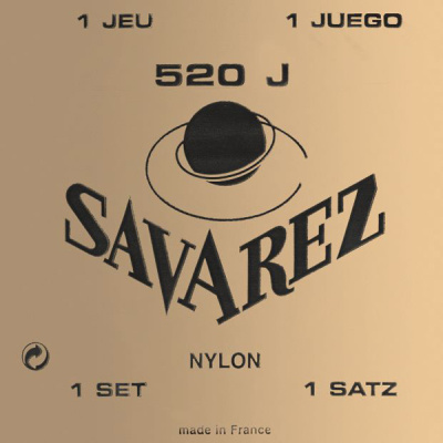 SAVAREZ 520J Carte Jaune Струны для классической гитары,посеребренные
