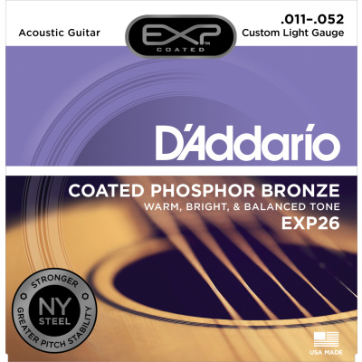D`ADDARIO EXP26 Струны для акустической гитары 11- 52