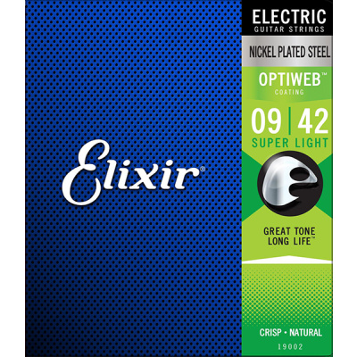 ELIXIR 19002 OPTIWEB Струны для электрогитары 9-42