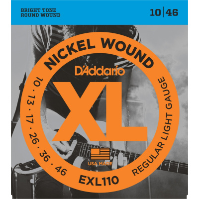 D`ADDARIO EXL110 XL NICKEL WOUND Струны для электрогитары 10-46