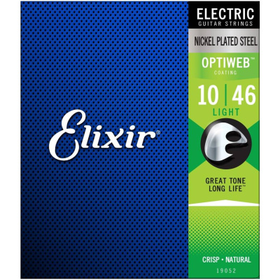 ELIXIR 19052 OPTIWEB Струны для электрогитары 10-46