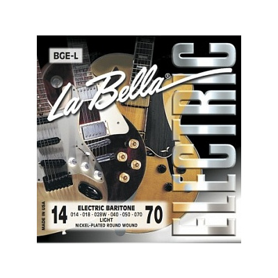 LA BELLA BGE-L Струны для электрогитары баритон 14-70