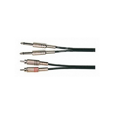 SOUNDKING BB302-3M Кабель 2x6.3мм - 2xRCA,  3м