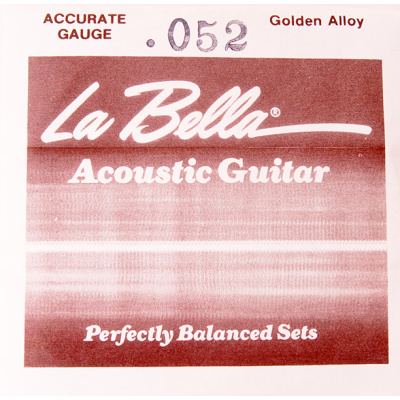 LA BELLA CGW050 Отдельная 6-я струна, бронза, 048, 050, 052