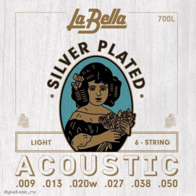 LA BELLA 700L Струны для акустической гитары 09-050