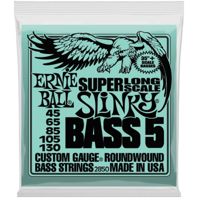 ERNIE BALL 2850 Струны для 5-струнной бас-гитары 45-130