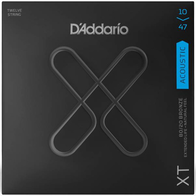 D`ADDARIO XTABR1047-12 XT Струны для 12-струнной гитары 10- 47