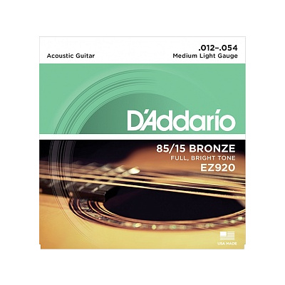 D`ADDARIO EZ920 Струны для акустической гитары 12-54