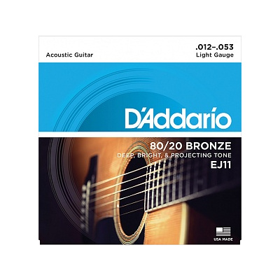 D`ADDARIO EJ11 Струны для акустической гитары 12-53