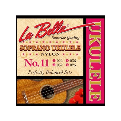 LA BELLA 11-SOPRANO Струны для укулеле сопрано