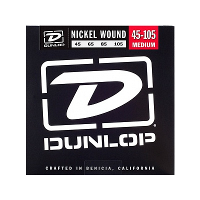 DUNLOP DBN45105 Струны для 4-струнной бас-гитары 45-105