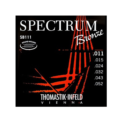 THOMASTIK SB111 SPECRUM BRONZE Струны для акустической гитары  011-052