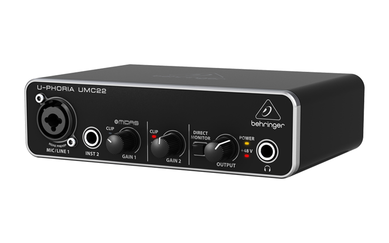 BEHRINGER UMC22 Звуковая карта