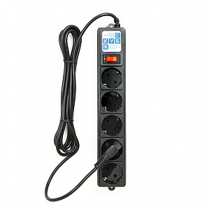 POWER CUBE SPG-B-10-BLACK Фильтр-удлинитель 3м 