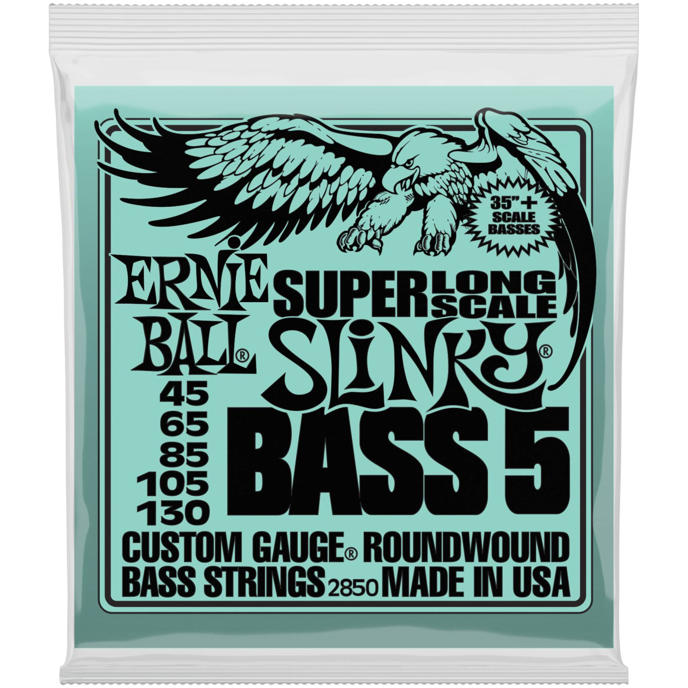 ERNIE BALL 2850 Струны для 5-струнной бас-гитары 45-130