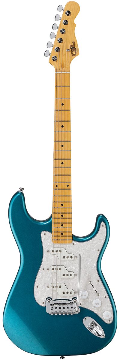 G&L TRIBUTE COMANCHE EMERALD BLUE MP POPLAR  Электрогитара
