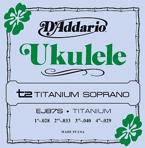 D'ADDARIO EJ87S Струны для укулеле сопрано