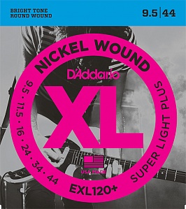 D`ADDARIO EXL120+ NICKEL WOUND Струны для электрогитары 9.5- 44
