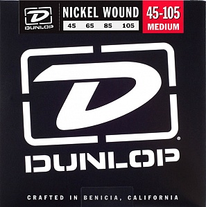 DUNLOP DBN45105 Струны для 4-струнной бас-гитары 45-105
