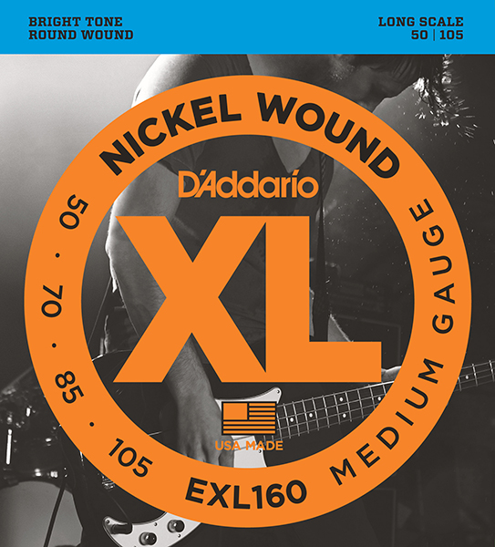 D`ADDARIO EXL160 XL Струны для 4-струнной бас-гитары 50-105