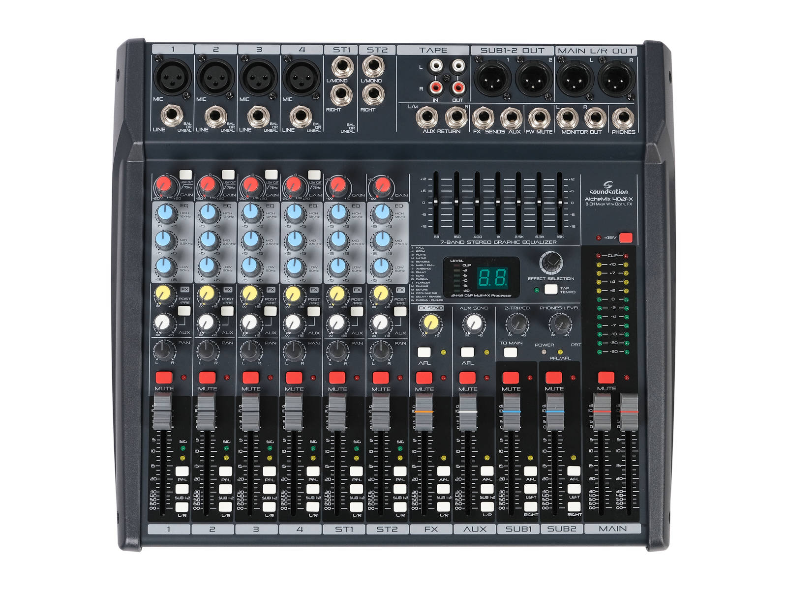 SOUNDSATION Alchemix-402FX (E527E) Аналоговый микшерный пульт