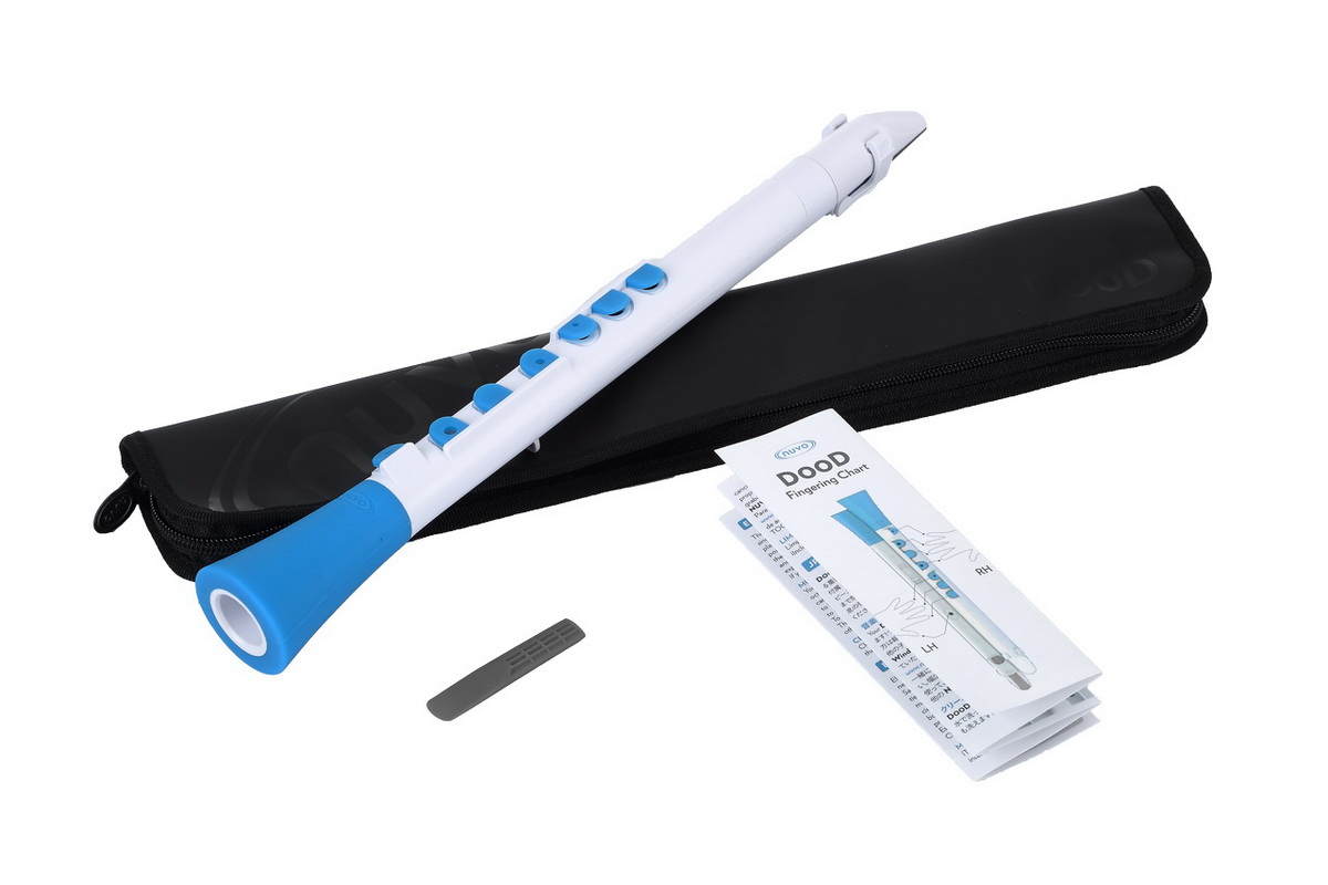 NUVO DOOD (WHITE/BLUE) Блок-флейта сопрано B