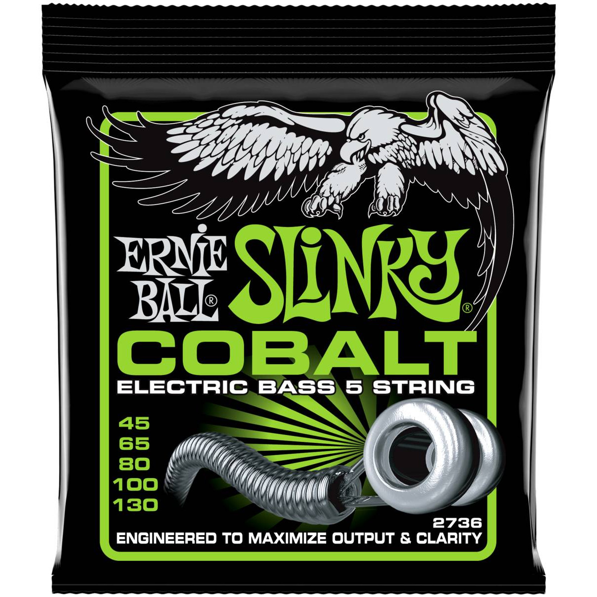 ERNIE BALL 2736 Струны для 5-струнной бас-гитары 45-130