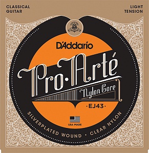 D`ADDARIO EJ43 LIGHT Струны для классической гитары