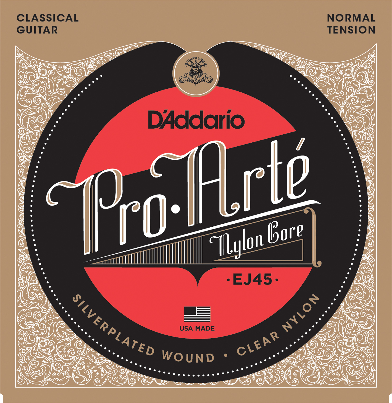 D`ADDARIO EJ45 NORMAL Струны для классической гитары