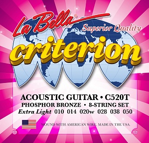 LA BELLA C520T CRITERION Струны для акустической гитары 010-050