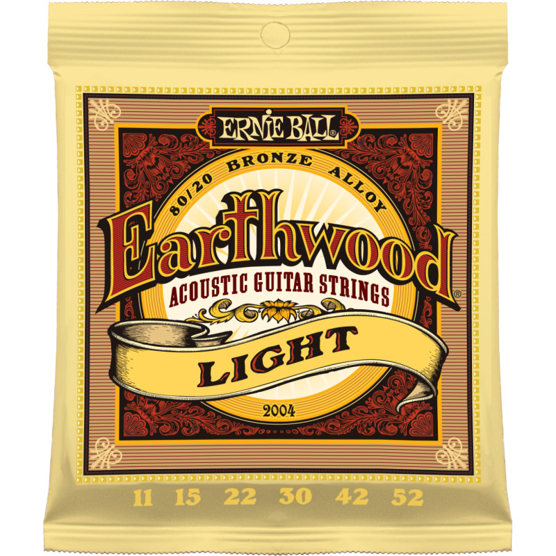 ERNIE BALL  2004 Струны для акустической гитары 11-52