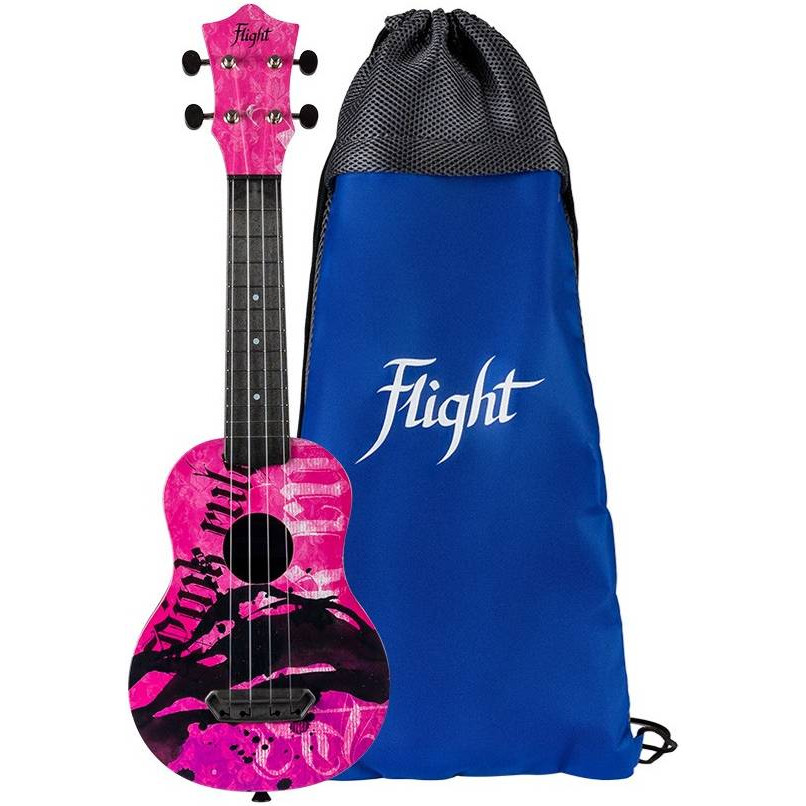 FLIGHT ULTRA S-40 PINK RULES  Укулеле сопрано