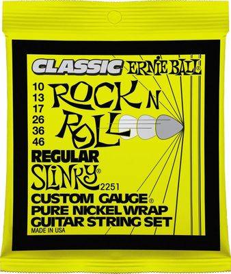 ERNIE BALL 2251 Струны для электрогитары 10-46