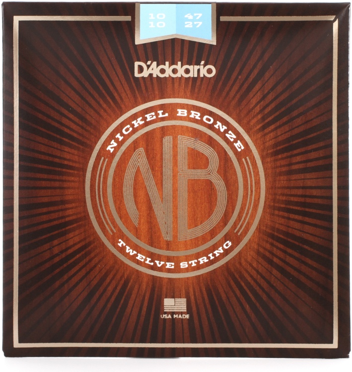 D`ADDARIO NB1047-12 Струны для 12-струнной гитары