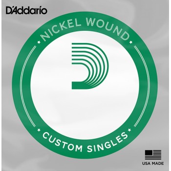 D'ADDARIO NW021 NICKEL WOUND Струна гитарная .021, никель