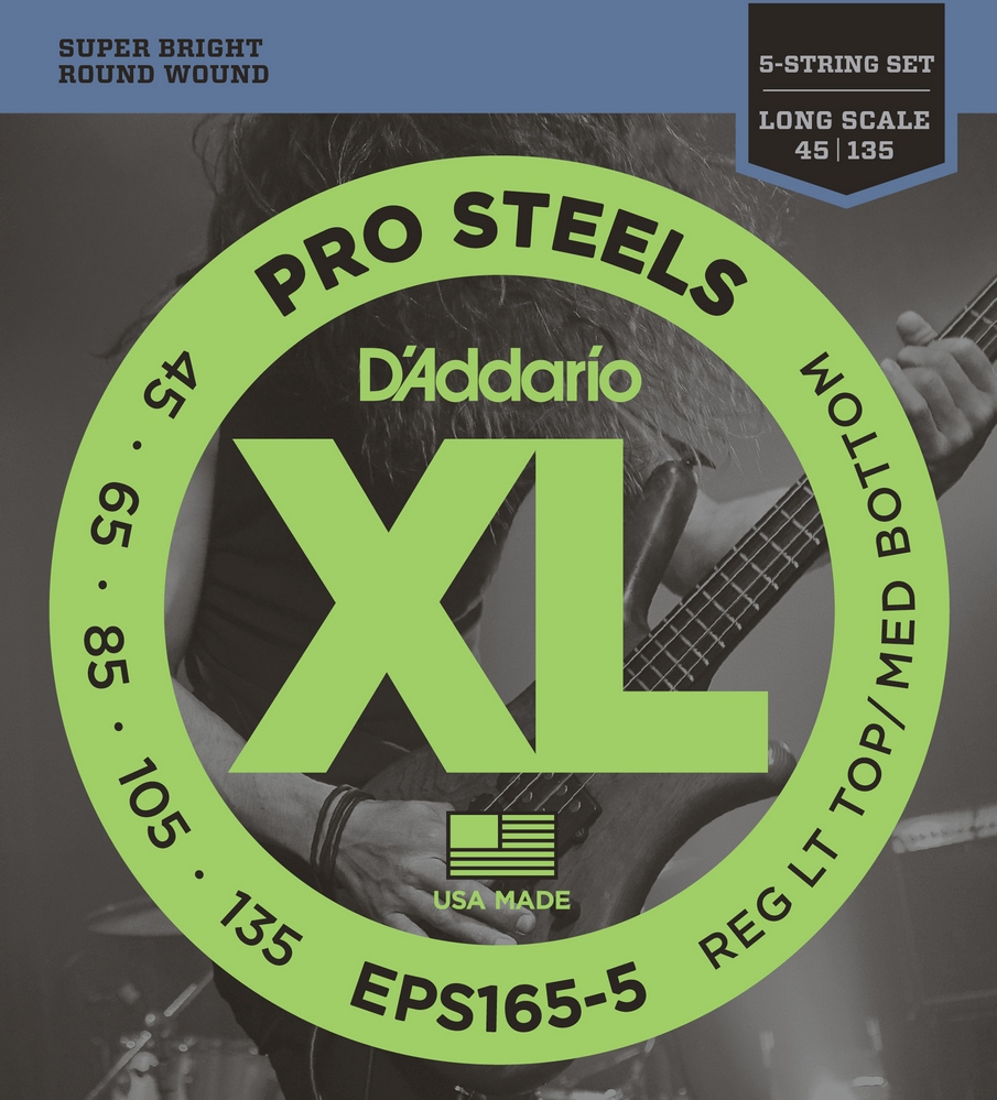 D`ADDARIO EPS165-5 Струны для 5-струнной бас-гитары 45-135