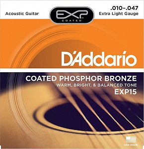 D`ADDARIO EXP15 Струны для акустической гитары 10- 47