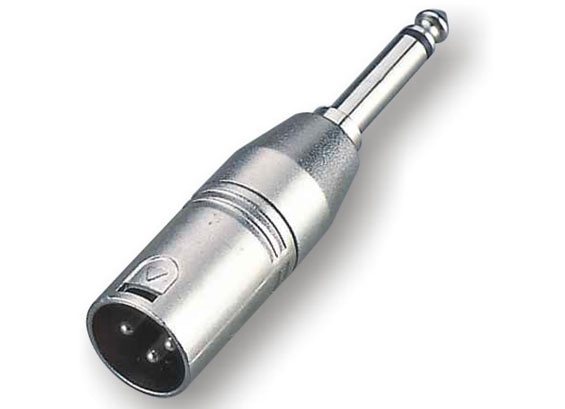 ROXTONE RA015 Переходник XLR папа-JACK 6.3мм моно