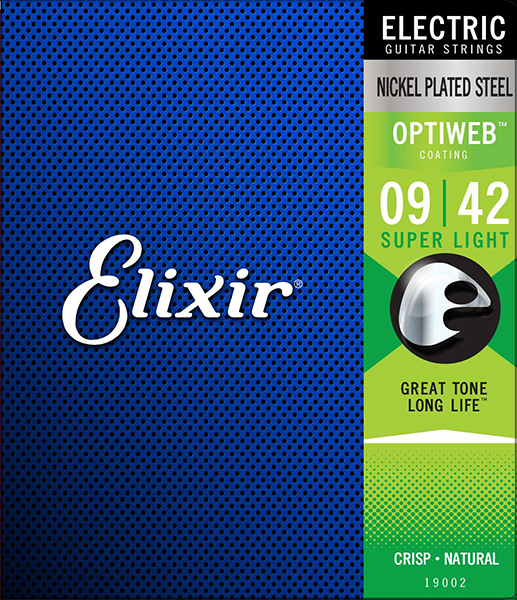 ELIXIR 19002 OPTIWEB Струны для электрогитары 9-42