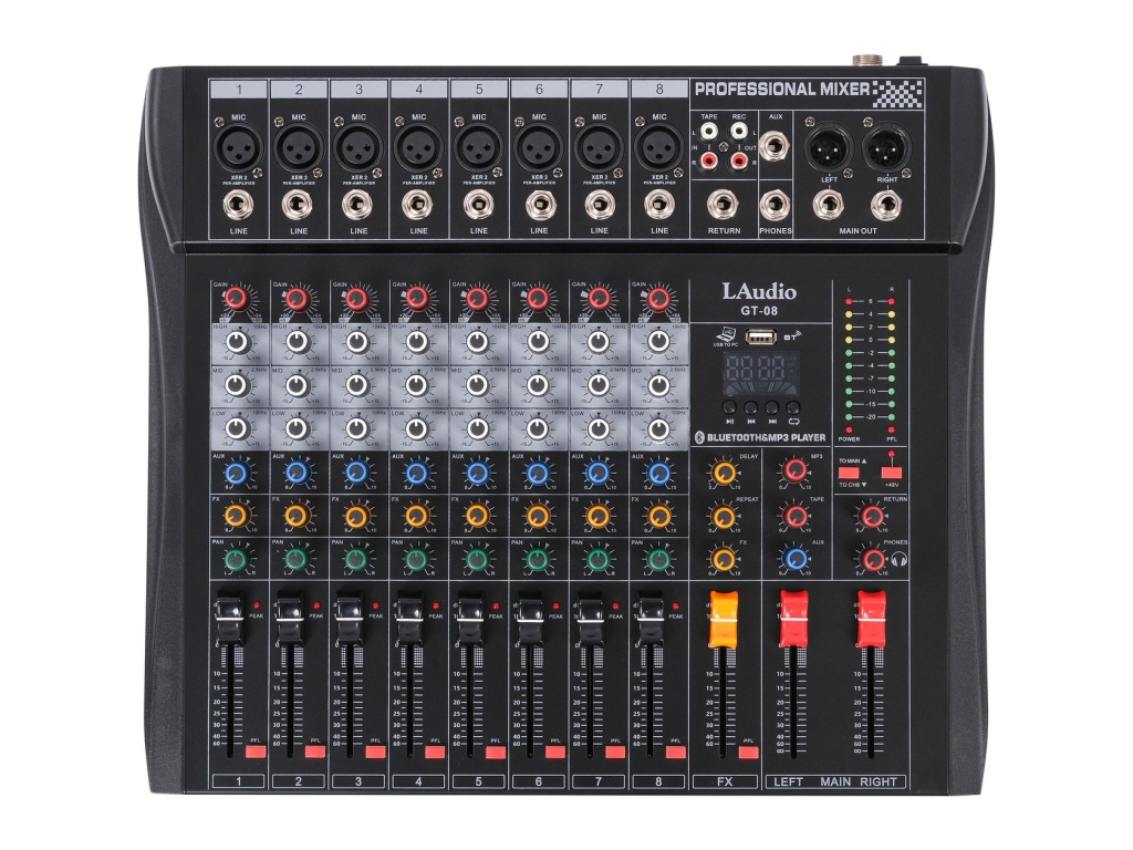 LAUDIO GT-8 Аналоговый микшерный пульт