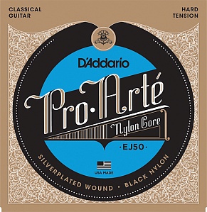 D`ADDARIO EJ50 HARD Струны для классической гитары